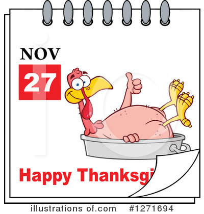 Royalty-Free (RF) Thanksgiving Clipart Illustration by Hit Toon - Stock Sample #1271694