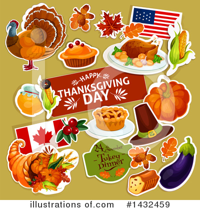 Royalty-Free (RF) Thanksgiving Clipart Illustration by Vector Tradition SM - Stock Sample #1432459