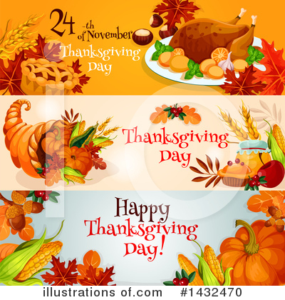 Royalty-Free (RF) Thanksgiving Clipart Illustration by Vector Tradition SM - Stock Sample #1432470