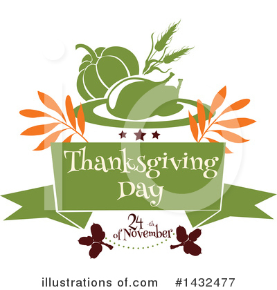 Royalty-Free (RF) Thanksgiving Clipart Illustration by Vector Tradition SM - Stock Sample #1432477