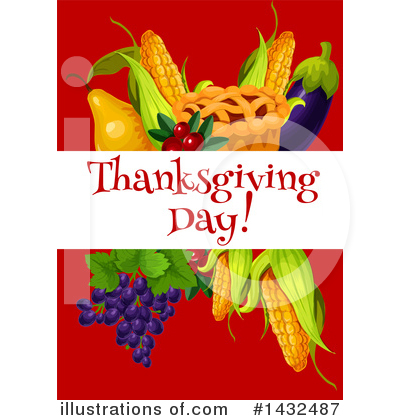 Royalty-Free (RF) Thanksgiving Clipart Illustration by Vector Tradition SM - Stock Sample #1432487