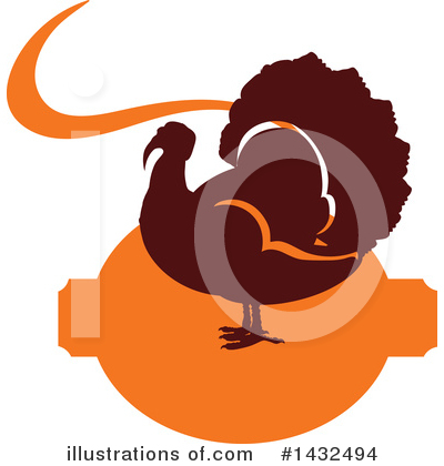 Turkey Bird Clipart #1432494 by Vector Tradition SM
