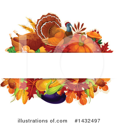 Roasted Turkey Clipart #1432497 by Vector Tradition SM