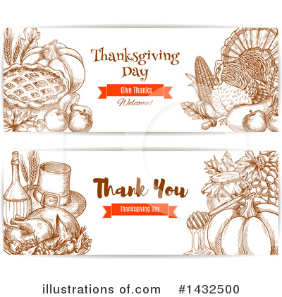 Royalty-Free (RF) Thanksgiving Clipart Illustration by Vector Tradition SM - Stock Sample #1432500