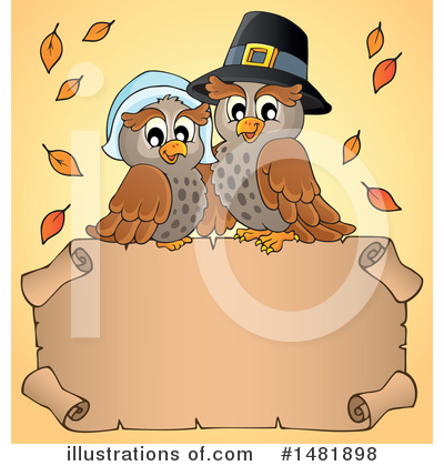 Royalty-Free (RF) Thanksgiving Clipart Illustration by visekart - Stock Sample #1481898