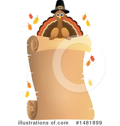 Thanksgiving Turkey Clipart #1481899 by visekart
