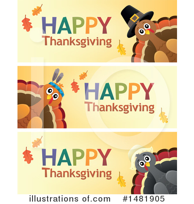 Royalty-Free (RF) Thanksgiving Clipart Illustration by visekart - Stock Sample #1481905
