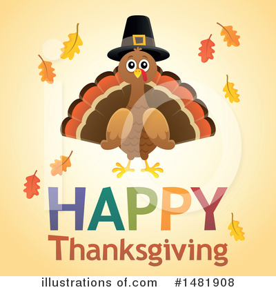 Royalty-Free (RF) Thanksgiving Clipart Illustration by visekart - Stock Sample #1481908