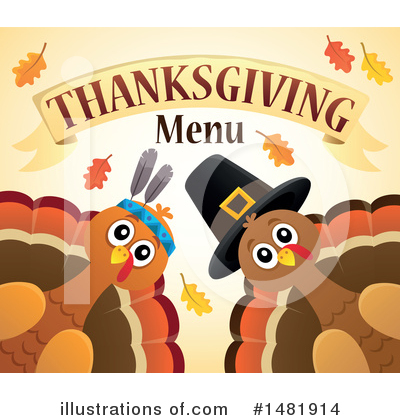 Royalty-Free (RF) Thanksgiving Clipart Illustration by visekart - Stock Sample #1481914