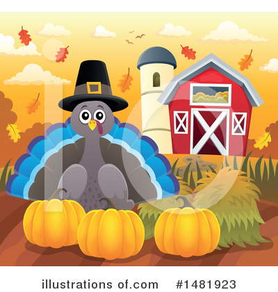 Royalty-Free (RF) Thanksgiving Clipart Illustration by visekart - Stock Sample #1481923