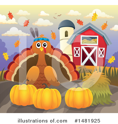 Royalty-Free (RF) Thanksgiving Clipart Illustration by visekart - Stock Sample #1481925
