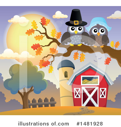Royalty-Free (RF) Thanksgiving Clipart Illustration by visekart - Stock Sample #1481928