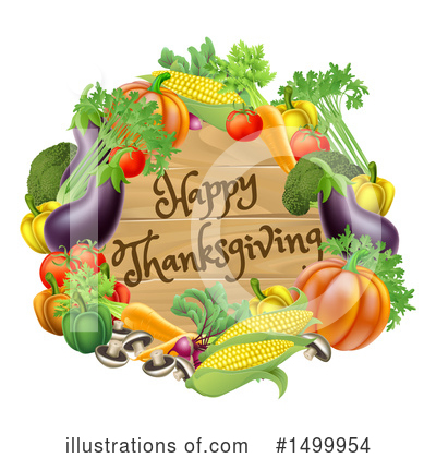 Royalty-Free (RF) Thanksgiving Clipart Illustration by AtStockIllustration - Stock Sample #1499954