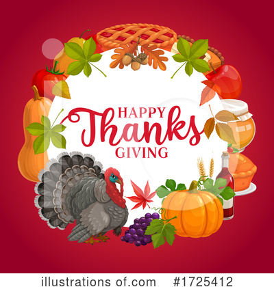 Royalty-Free (RF) Thanksgiving Clipart Illustration by Vector Tradition SM - Stock Sample #1725412