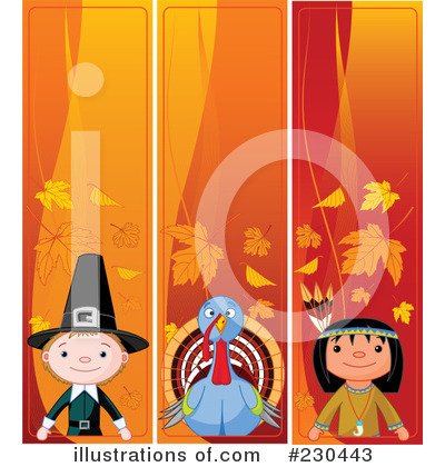 Royalty-Free (RF) Thanksgiving Clipart Illustration by Pushkin - Stock Sample #230443