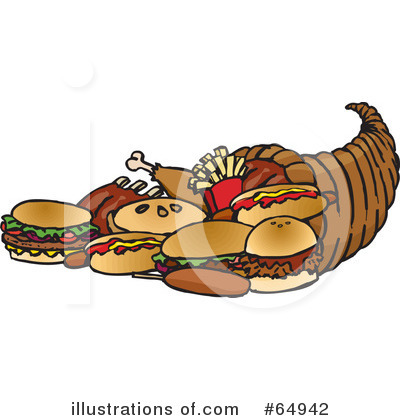 Royalty-Free (RF) Thanksgiving Clipart Illustration by Dennis Holmes Designs - Stock Sample #64942
