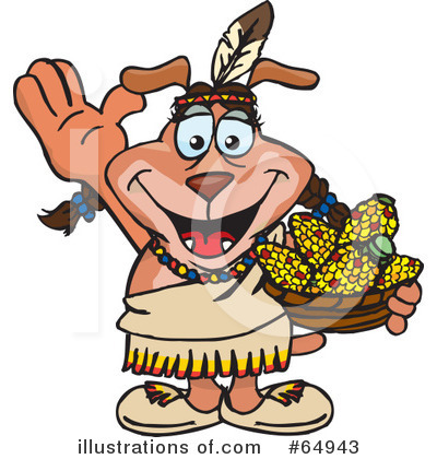 Royalty-Free (RF) Thanksgiving Clipart Illustration by Dennis Holmes Designs - Stock Sample #64943