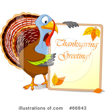 Royalty-Free (RF) Thanksgiving Clipart Illustration by Pushkin - Stock Sample #66843
