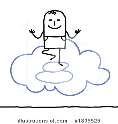 Royalty-Free (RF) The Cloud Clipart Illustration by NL shop - Stock Sample #1395525