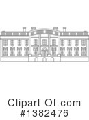 The White House Clipart #1382476 by Vector Tradition SM