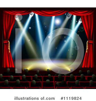 Royalty-Free (RF) Theater Clipart Illustration by AtStockIllustration - Stock Sample #1119824
