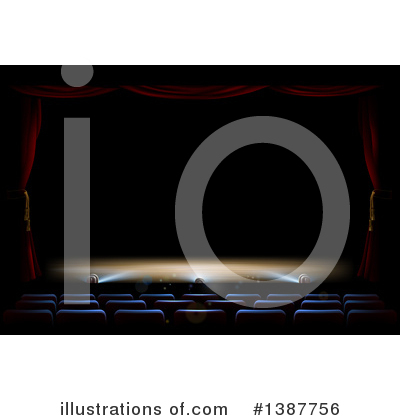 Royalty-Free (RF) Theater Clipart Illustration by AtStockIllustration - Stock Sample #1387756