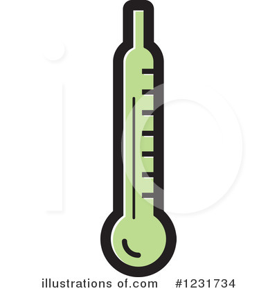 Royalty-Free (RF) Thermometer Clipart Illustration by Lal Perera - Stock Sample #1231734