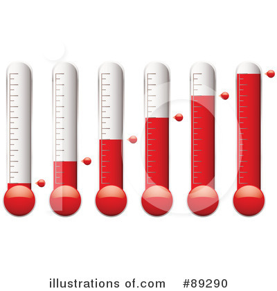 Royalty-Free (RF) Thermometer Clipart Illustration by michaeltravers - Stock Sample #89290