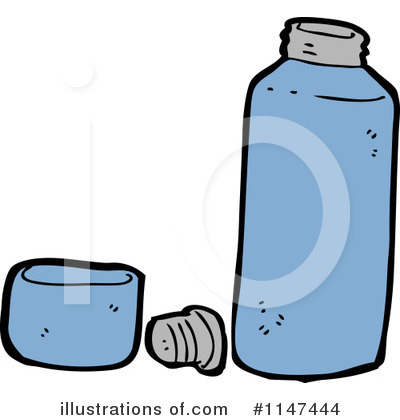 Royalty-Free (RF) Thermos Clipart Illustration by lineartestpilot - Stock Sample #1147444