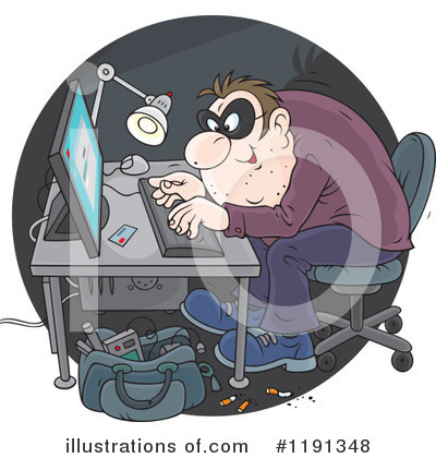 Computer Clipart #1191348 by Alex Bannykh