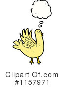 Thinking Bird Clipart #1157971 by lineartestpilot