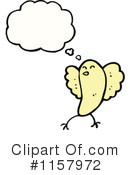 Thinking Bird Clipart #1157972 by lineartestpilot