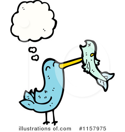 Royalty-Free (RF) Thinking Bird Clipart Illustration by lineartestpilot - Stock Sample #1157975
