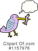 Thinking Bird Clipart #1157976 by lineartestpilot