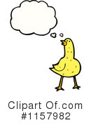 Thinking Bird Clipart #1157982 by lineartestpilot