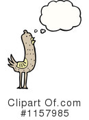 Thinking Bird Clipart #1157985 by lineartestpilot