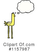 Thinking Bird Clipart #1157987 by lineartestpilot