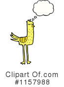 Thinking Bird Clipart #1157988 by lineartestpilot