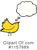 Thinking Bird Clipart #1157989 by lineartestpilot