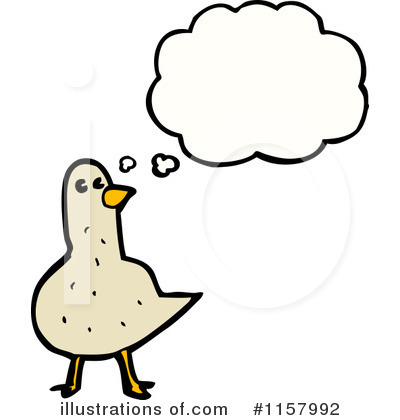Royalty-Free (RF) Thinking Bird Clipart Illustration by lineartestpilot - Stock Sample #1157992