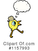 Thinking Bird Clipart #1157993 by lineartestpilot