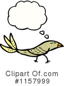 Thinking Bird Clipart #1157999 by lineartestpilot