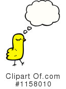 Thinking Bird Clipart #1158010 by lineartestpilot