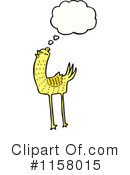 Thinking Bird Clipart #1158015 by lineartestpilot