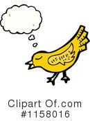 Thinking Bird Clipart #1158016 by lineartestpilot