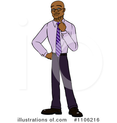 Royalty-Free (RF) Thinking Clipart Illustration by Cartoon Solutions - Stock Sample #1106216