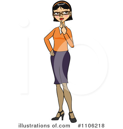 Royalty-Free (RF) Thinking Clipart Illustration by Cartoon Solutions - Stock Sample #1106218