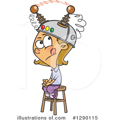 Royalty-Free (RF) Thinking Clipart Illustration by toonaday - Stock Sample #1290115