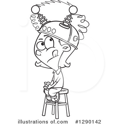 Royalty-Free (RF) Thinking Clipart Illustration by toonaday - Stock Sample #1290142