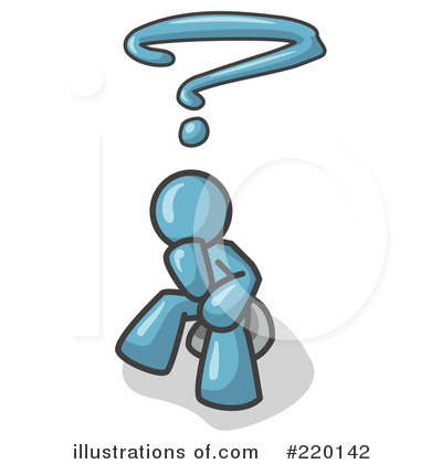 Royalty-Free (RF) Thinking Clipart Illustration by Leo Blanchette - Stock Sample #220142
